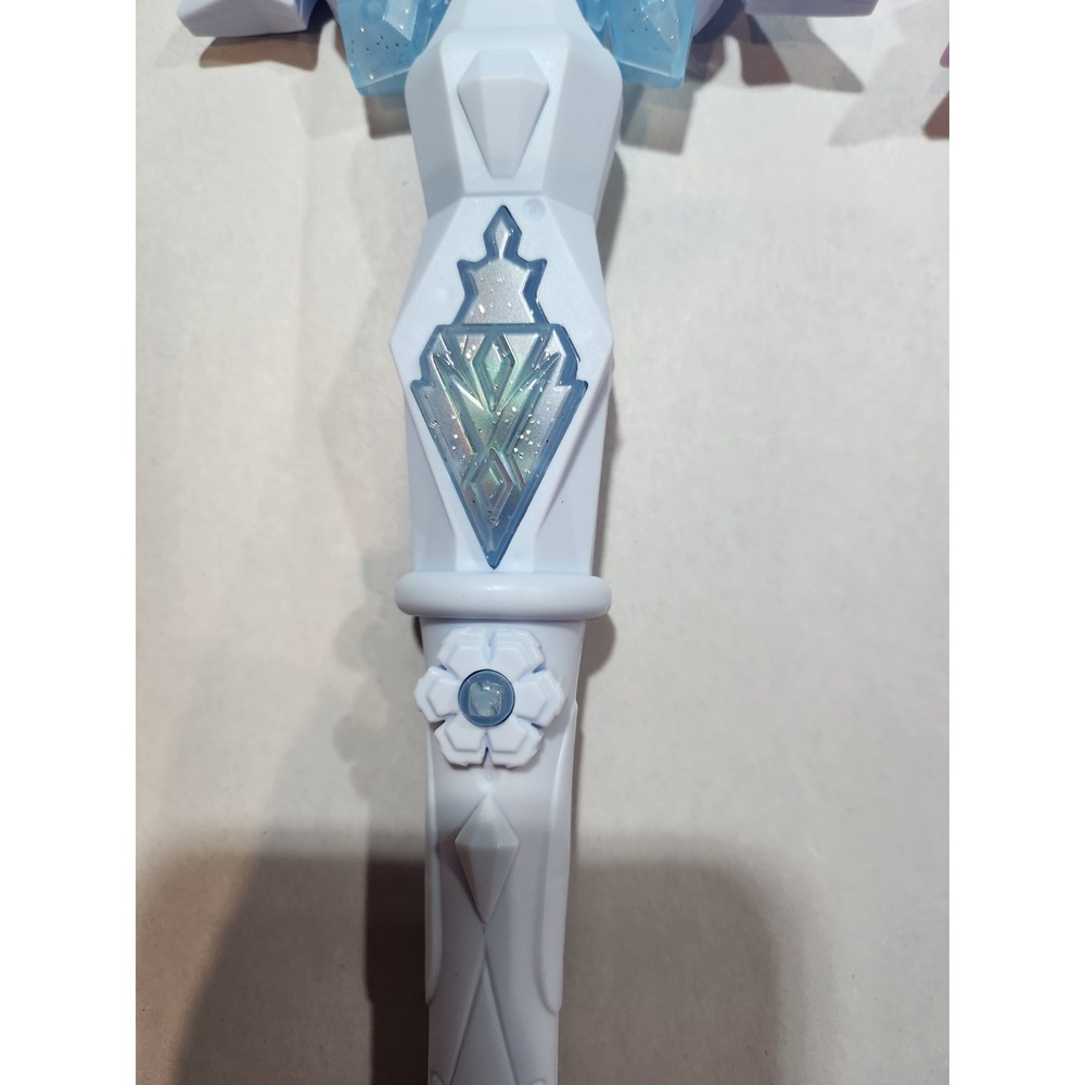 (3) Frozen Light Up Snowflake Wands, 13", 2 -Blue, 1-Pink, Lights & Sounds Work! - Picture 7 of 16